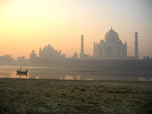 The Taj Mahal at Agra, India